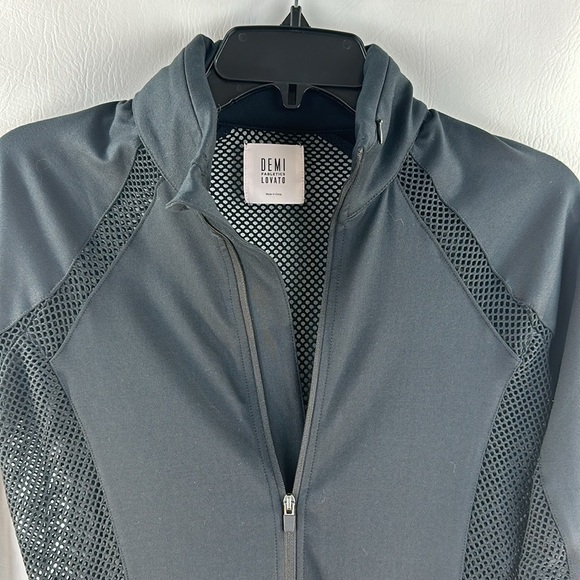 Fabletics Demi Lovato Mesh Hooded Jacket, XS/S - Picture 2 of 9
